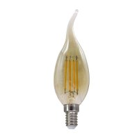 ACA Lighting LED FILAMENT E14 STEP-DIM C35�jantar�s plam�nkem�4W 2700K 230V 500lm RA80 FLAM4WWTIPAMSD