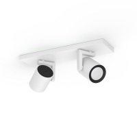Philips Hue 50622/31/P7 Hue WACA Argenta bodov� LED sv�tidlo GU10 2x5,7W 350lm 2000-6500K RGB IP20 b�l�