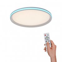 LEUCHTEN DIREKT is JUST LIGHT LED stropn� sv�tidlo, b�l�, CCT, RGB, d�lkov� ovlada�, stm�vateln� 2700-5000K