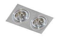 AZzardo AZ0770 podhledové svítidlo Siro 2 hliník AZzardo AZ0770 podhledové svítidlo Siro 2 hliník