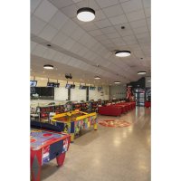 BIG WHITE (SLV) MEDO PRO 40 n�st�nn� a stropn� n�stavbov� sv�tidlo, kulat�, 3000/4000K, 19W, DALI, Touch, 110�, �ern� 1007294