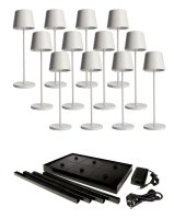Deko-Light nab�jec� sv�tidlo LED sada Canis Gastro L b�l� 12ks + nab�jec� z�kladna 620239