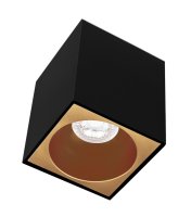 CENTURY ESSENZA p�isazen� sv�tidlo SQ GU10 �ern�/zlat� 96mm