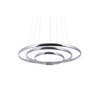 LED Závěsné svítidlo AZzardo Brighton 3 AZ1609 55W 3300lm 3000K IP20 80cm chromové LED Závěsné svítidlo AZzardo Brighton 3 AZ1609 55W 3300lm 3000K IP20 80cm chromové