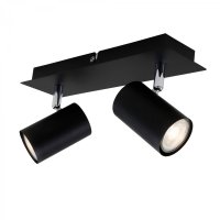 BRILONER Bodov� sv�tidlo 29 cm 2xGU10 40W �ern� BRILO 2857-025