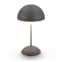BRILONER Kugle stoln� lampi�ka - 3W, 250lm, bezdr�tov�, LED, stm�vateln�, dotykov� vyp�na�, tepl� b�l�, antracit 7578015