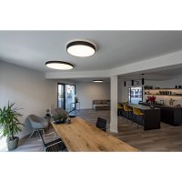 BIG WHITE (SLV) MEDO PRO 90 stropn� n�stavbov� sv�tidlo, kulat�, 3000/4000K, 74W, f�ze, 80�, UGR<19, �ern� 1007312