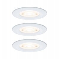PAULMANN LED vestavn� sv�tidlo Nova GU10 Flat nev�klopn� IP44 3x4,9W 230V 2700K b�l� mat