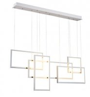 LED Z�v�sn� sv�tidlo AZzardo Quadratus white AZ2851 105W 6500lm 3000K IP20 130cm stm�vateln� b�l�