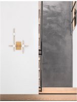 NOVA LUCE n�st�nn� sv�tidlo ATOMO zlat� kov a akryl LED 3 x 2.4W 230V 3000K IP20 9180673