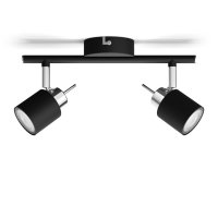 Philips Meranti bodov� sv�tidlo 2x GU10 35W bez zdroje IP20, �ern�