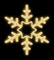 DecoLED LED světelná vločka s hvězdou ve středu na VO, pr. 80 cm, teple bílá DecoLED LED světelná vločka s hvězdou ve středu na VO, pr. 80 cm, teple bílá