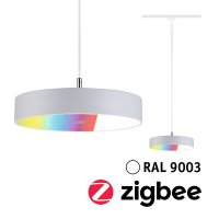 PAULMANN URail závěs Smart Home Zigbee 3.0 Hildor RGBW 10W RGBW+ stmívatelné 230V bílá PAULMANN URail závěs Smart Home Zigbee 3.0 Hildor RGBW 10W RGBW+ stmívatelné 230V bílá
