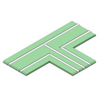 SLC DL 2-3 track T modul s�drokarton