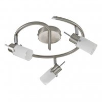 PAUL NEUHAUS LED stropn� sv�tidlo, kruhov�, ocel, sklo, 3-ramenn� 3000K LD 11933-55