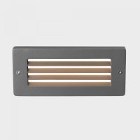 KOHL-Lighting HUNTER zapu�t�n� sv�tidlo do zdi 195x100 mm tmav� �ed� 7 W CRI >80 3000K Non-Dimm