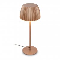 BRILONER Loca stoln� lampa - 8W, 800lm, LED, dotykov� vyp�na�, stm�vateln�, tepl� b�l�, k�vov� 7625017