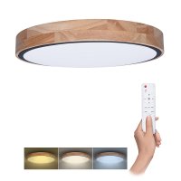 Solight LED osvětlení s dálkovým ovladačem Iron Oak, 60W, 4200lm, 51cm, změna chromatičnosti, stmívatelné WO8006 Solight LED osvětlení s dálkovým ovladačem Iron Oak, 60W, 4200lm, 51cm, změna chromatičnosti, stmívatelné WO8006