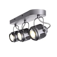 ACA Lighting bodov� sv�tidlo n�st�nn� 3XGU10 �ed� kovov� 43X10X16CM KRYPTON AR2093W43G
