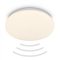 BRILONER Walk LED stropn� sv�tidlo IP54, 3m dosah �idla, pohybov� �idlo b�l� 3827016