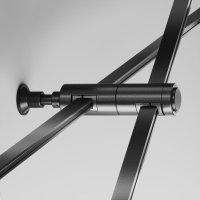 MAYTONI Upevnění na stěnu dvojité pro magnetickou lištu 24 V Flarity TRA155CW-D1-B MAYTONI Upevnění na stěnu dvojité pro magnetickou lištu 24 V Flarity TRA155CW-D1-B