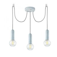 LEUCHTEN DIRECT Z�v�sn� sv�tidlo, 3-ramenn�, beton, modern� design LD 14776-22