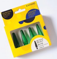 Blistr 4 žárovky Asteria zelená 14V/0,1A Blistr 4 žárovky Asteria zelená 14V/0,1A