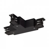 BIG WHITE SPOJKA T, pro vysokonap�ovou 3f�zovou n�stavnou p��pojnici S-TRACK, zem� vlevo, �ern� 175130