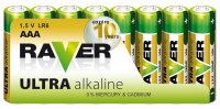 Baterie RAVER alkalick� LR03