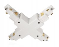 Deko-Light 3-f�zov� kolejnicov� syst�m - D Line DALI X-spojka lev�-lev�-prav�-prav�, b�l� 710535