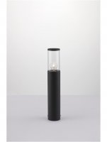 NOVA LUCE venkovn� sloupkov� sv�tidlo ZOSIA tmav� �ed� hlin�k a �ir� akryl E27 1x12W 220-240V bez ��rovky IP65 9060182