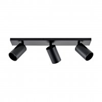 Deko-Light stropn� p�isazen� sv�tidlo - Can Tilt hranat�, 3x 7,5 W GU10, �ern� 348250