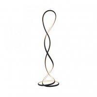 PAUL NEUHAUS LED stojac� sv�tidlo modern� design, TWIST, �ern�, 2700K