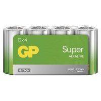 EMOS Alkalick� baterie GP Super C (LR14), 4 ks B01304