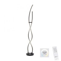PAUL NEUHAUS LED stojac� sv�tidlo �ern� zak�iven� stm�vateln� d�lkov� ovlada� CCT 2700-5000K PN 998-18