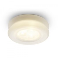 RENDL OSONA S kruhov� z�pustn� satinovan� akryl 230V/350mA LED 3x1W 3000K R10301