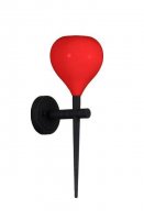 Nástěnné svítidlo AZzardo Aga wall red/black AZ1075 E14 1x40W IP20 16cm červeno-černé Nástěnné svítidlo AZzardo Aga wall red/black AZ1075 E14 1x40W IP20 16cm červeno-černé