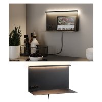 PAULMANN LED n�st�nn� sv�tidlo Jarina USB C 3000K / 230V 4,5 / 1x1,6W stm�vateln� �ern� mat 967.73