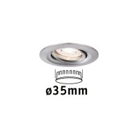 PAULMANN LED vestavn� sv�tidlo Nova mini v�klopn� 1x4W 2700K kov kart��ovan� 230V 942.94