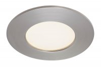 BRILONER LED vestavn� sv�tidlo, pr. 8,5 cm, 5,5 W, matn� nikl IP44 BRI 7282-012
