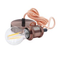 CENTURY Kovov� Z�v�s FUSION BARVA M�� ANTIK pro LED ��rovky d�lka 1500mm E27 IP20 CEN FSRGV-150