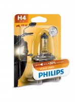 Philips H4 Vision Moto 55W 12342PRBW +30% moto��rovka
