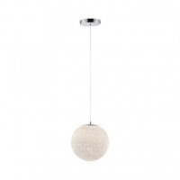 PAUL NEUHAUS LED z�v�sn� sv�tidlo chrom s b�l�m op�lov�m sklem 25cm nastaviteln� v��ka 3000K PN 2052-17