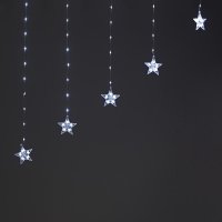 ACA Lighting V�no�n� osv�tlen� 222 LED z�clona hv�zdy �ir� v�. nap�jen� prodlou�iteln� max 3 sady 3x1.2m 8 program� IP20 3m nap�jen� X042222210