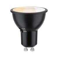 PAULMANN Standard 230V LED reflektor GU10 Dip Switch 6,9W 2700 - 4000K �ern� mat