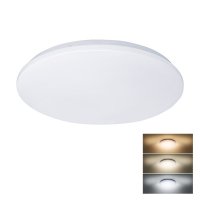 Solight LED stropn� sv�tlo Plain, 3CCT, 24W, 1920lm, 3000K, 4000K, 6000K, kulat�, 38cm WO788