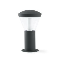 FARO SHELBY LED sloupkov� lampa, tmav� �ed�, h 32.5cm