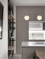 NOVA LUCE závěsné svítidlo NUVOLE LED černý hliník a čiré sklo 3000K 8W 9061435 NOVA LUCE závěsné svítidlo NUVOLE LED černý hliník a čiré sklo 3000K 8W 9061435