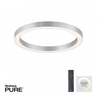 PAUL NEUHAUS Paul Neuhaus LED stropn� sv�tidlo PURE-LINES hlin�k 50x50 CCT d�lkov� ovlada� 2700-5000K PN 6309-95