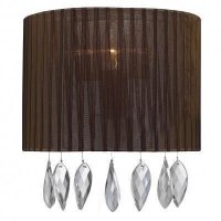 N�st�nn� sv�tidlo AZzardo Sidney wall brown AZ0915 E14 1x40W IP20 22cm hn�d�